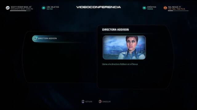 Mass Effect Andromeda Las pequeñas cosas que importan - Videoconferencia