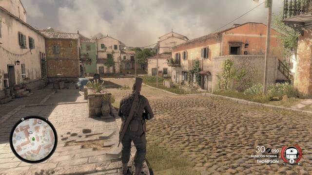 Sniper Elite 4 Monasterio de Abrunza - Coche