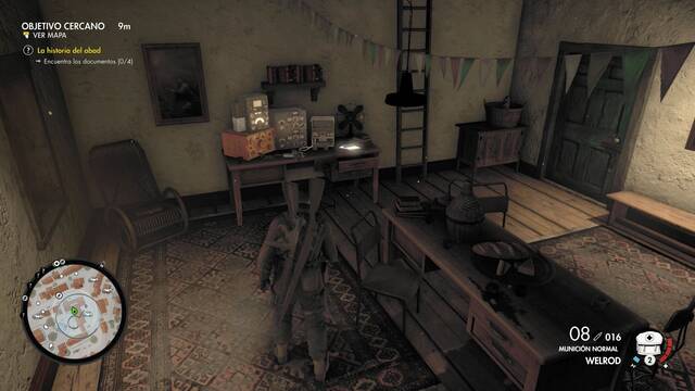 Sniper Elite 4 Monasterio de Abrunza - Cartas de la familia 1