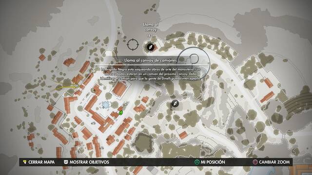 Sniper Elite 4 Monasterio de Abrunza - Objetivo Llamar al convoy
