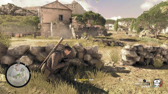 Sniper Elite 4 Monasterio de Abrunza - Edificio