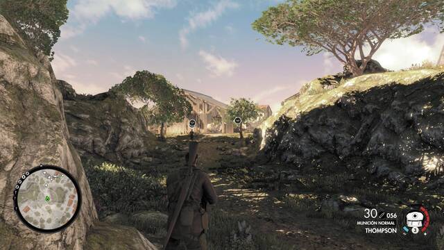 Sniper Elite 4 Monasterio de Abrunza - Zona del granero