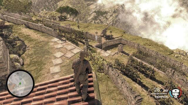 Sniper Elite 4 Monasterio de Abrunza - Puesto de artillera