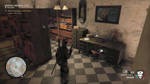 Sniper Elite 4 Monasterio de Abrunza - Cartas a la familia 5