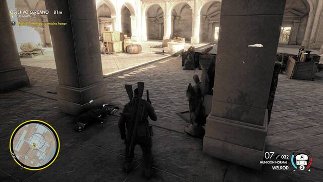 Sniper Elite 4 Monasterio de Abrunza - Informe de servicio 4