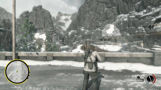 Sniper Elite 4 Fortaleza de Allagra - guila de piedra 2