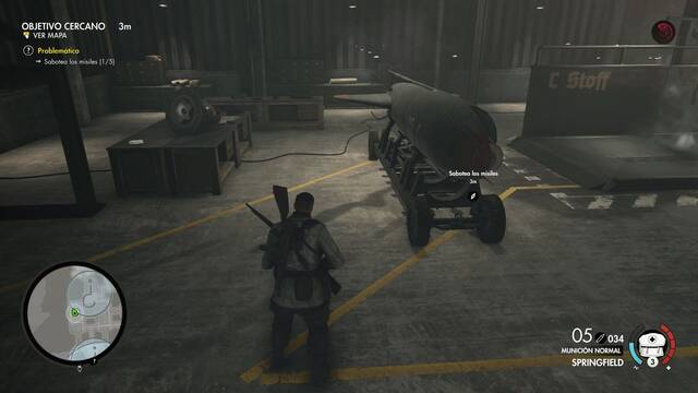 Sniper Elite 4 Fortaleza de Allagra - Cartas de la familia 2 y misil