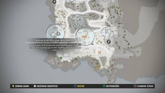 Sniper Elite 4 Instalaciones de Magazzeno - Matar al oficial de las defensas