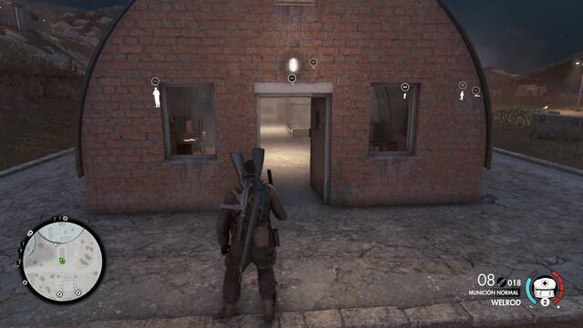 Sniper Elite 4 Instalaciones de Magazzeno - Informe de francotirador 1