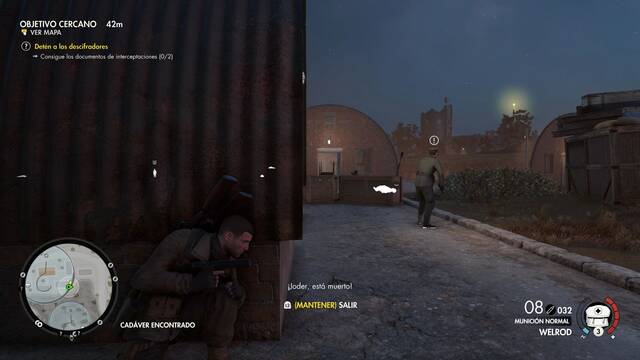 Sniper Elite 4 Instalaciones de Magazzeno - Informe de servicio 3