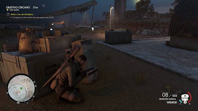 Sniper Elite 4 Instalaciones de Magazzeno - Código de interceptación