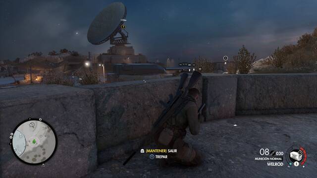 Sniper Elite 4 Instalaciones de Magazzeno - Segundo francotirador