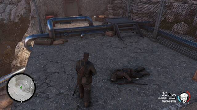 Sniper Elite 4 Instalaciones de Magazzeno - Informe de francotirador 5 y Águila de piedra 3