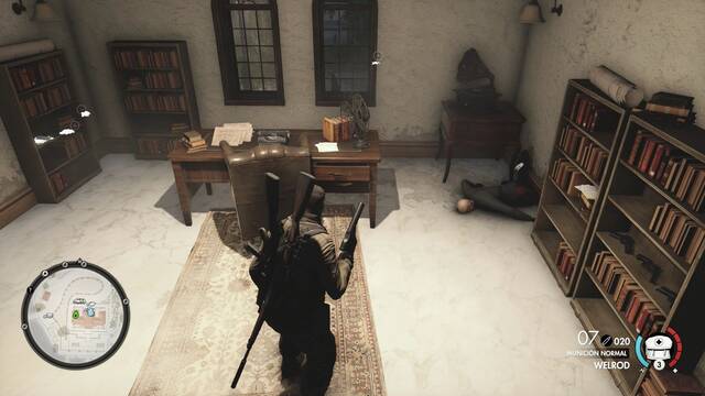 Sniper Elite 4 Mansión de Giovi Fiorini - Código de la caja fuerte y Otros documentos 2, 3 y 4