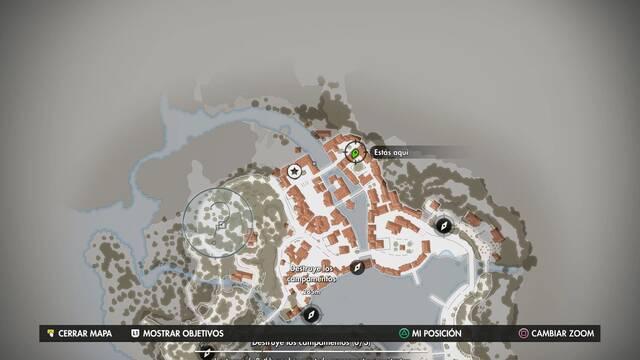 Sniper Elite 4 Mansión de Giovi Fiorini - Norte de la ciudad