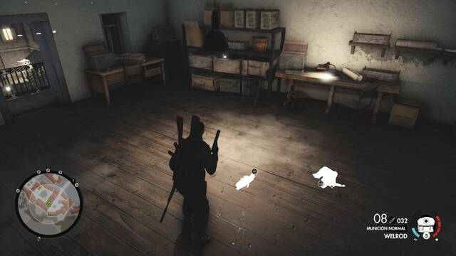 Sniper Elite 4 Mansión de Giovi Fiorini - Cartas de la familia 1