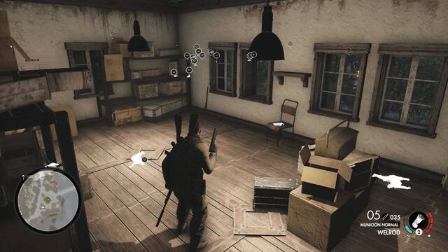 Sniper Elite 4 Mansión de Giovi Fiorini - Cartas de la familia 5