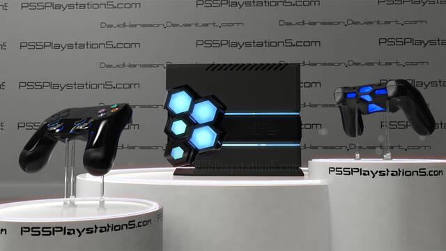 PS5 en tonos azules - David Hansson -