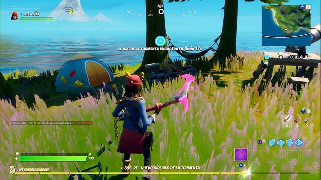 Fortnite Battle Royale - Campamentos costeros de Skye - Campamento en D8