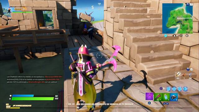 Fortnite Battle Royale - Gnomos en Acampamiento Abadejo y Fortn Ruinoso - En la esquina suroeste, en la planta superior
