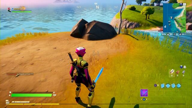 Fortnite Battle Royale - Ubicacion de las espadas de Skye - En A4
