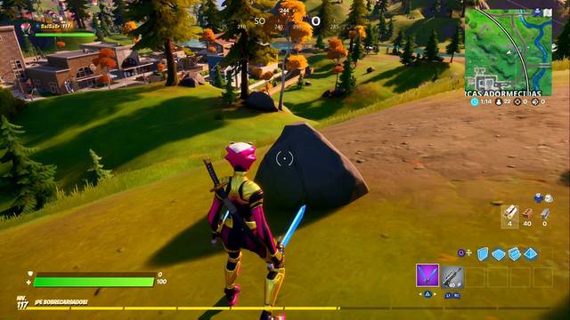 Fortnite Battle Royale - Ubicacion de las espadas de Skye - En F1
