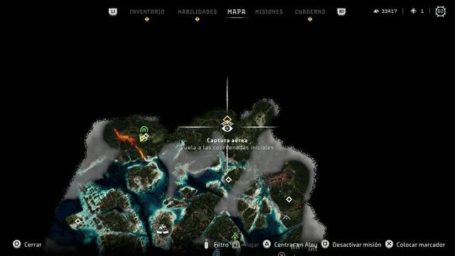 Capturas Aereas - Horizon Forbidden West Orillas Ardientes - Captura aerea norte