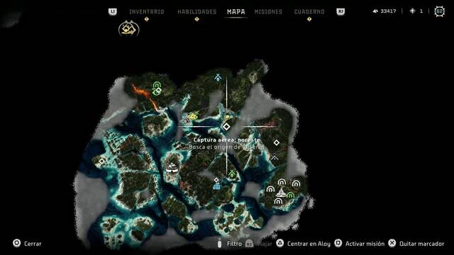 Capturas Aereas - Horizon Forbidden West Orillas Ardientes - Captura aerea noreste