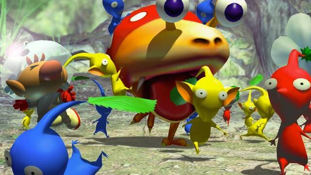 Las grandes creaciones de Miyamoto - Inspirado por su jard�n, cre� Pikmin para GameCube (2001)