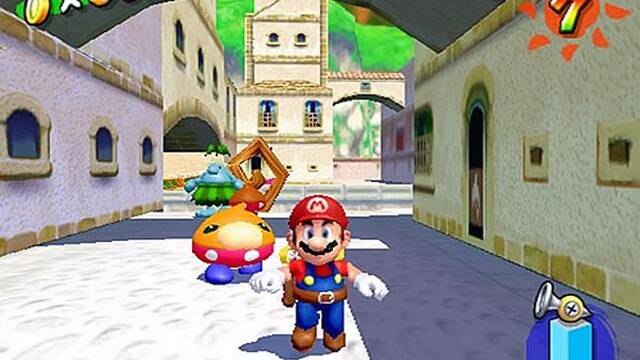 Las grandes creaciones de Miyamoto - Mario Sunshine arm� a Mario con una pistola de agua en GameCube (2002)