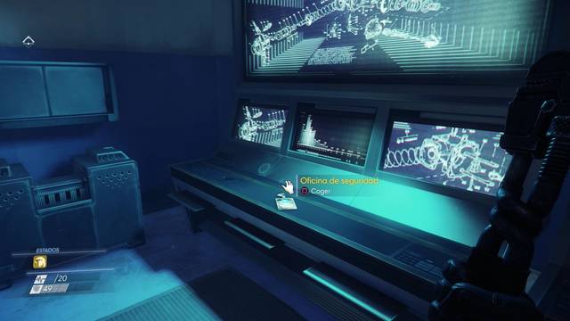 Prey - Un despacho con vistas - Tarjeta de Oficina de seguridad