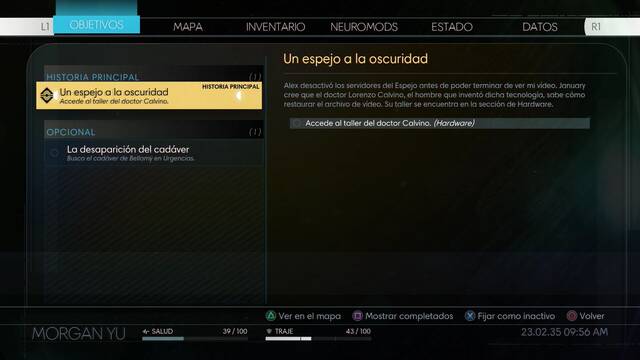 Prey - Un espejo a la oscuridad - Misión