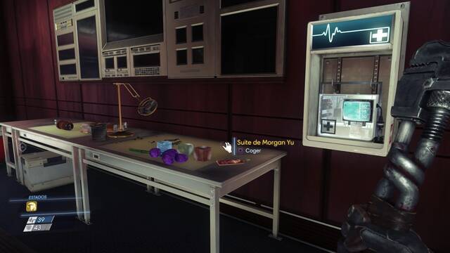 Prey - Un despacho con vistas - Tarjeta de acceso a la Suite de Morgan Yu y Kit médico