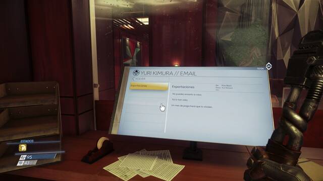 Prey - Un espejo a la oscuridad - Correo electrónico 37