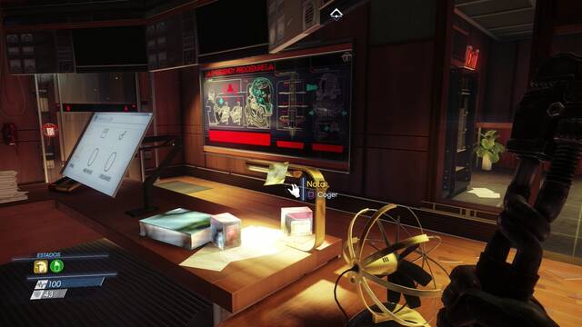 Prey - Un despacho con vistas - Nota con código