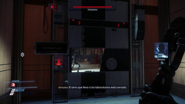 Prey - Un espejo a la oscuridad - Puerta de Hadware Labs cerrada