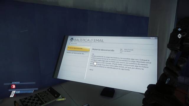 Prey - Un espejo a la oscuridad - Correos electrónico 40 41