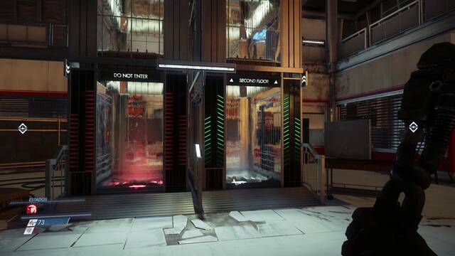 Prey - Un espejo a la oscuridad - Ascensor verde