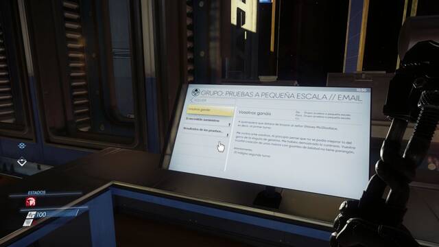 Prey - Un espejo a la oscuridad - Correos electrónicos 42 44