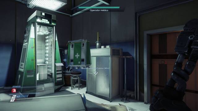 Prey - Un espejo a la oscuridad - Operador médico