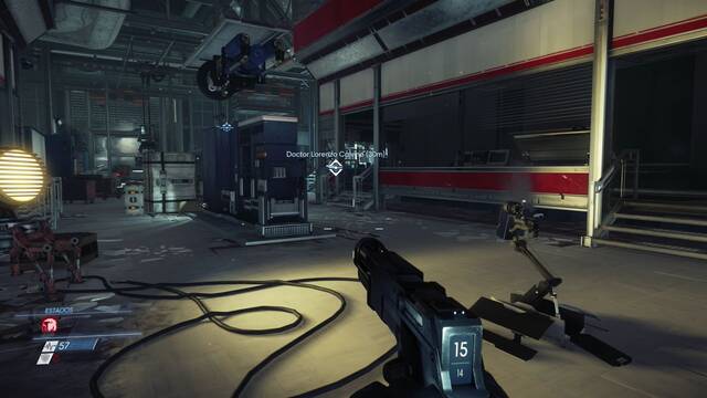 Prey - Un espejo a la oscuridad - Torreta en zona de Mecánica