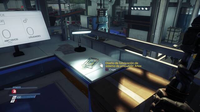 Prey - Un espejo a la oscuridad - Diseño de fabricación de sistema de propulsión Artax