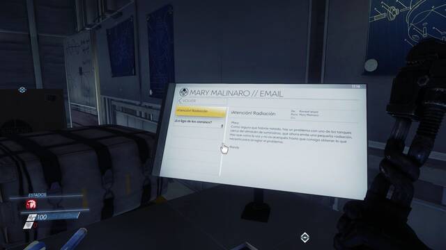 Prey - Un espejo a la oscuridad - Correos electrónicos 55 56