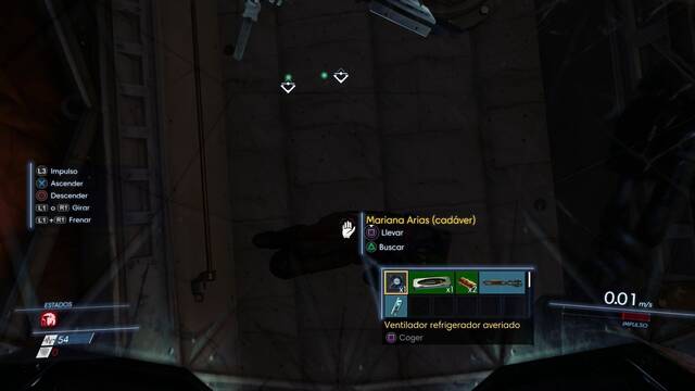 Prey - Un espejo a la oscuridad - Cadáver de Mariana Arias y Rayo Q