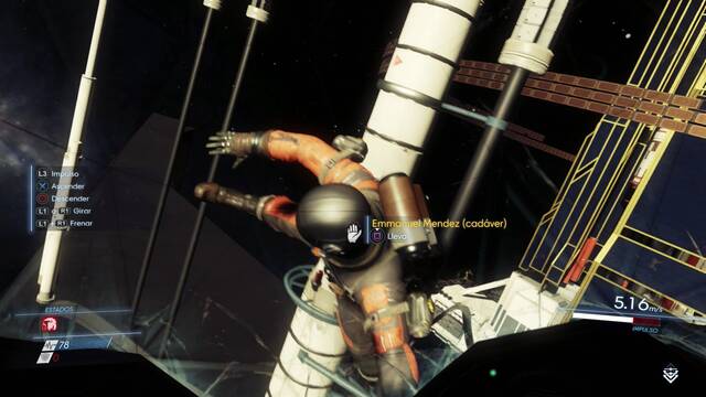 Prey - Un espejo a la oscuridad - Cadáver de Emmanuel Mendez