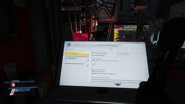 Prey - Un espejo a la oscuridad - Correos electrónicos 57 59