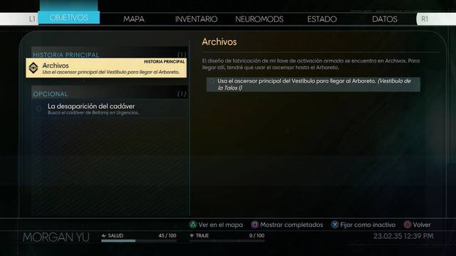 Prey - El camino hacia Archivos - Misión