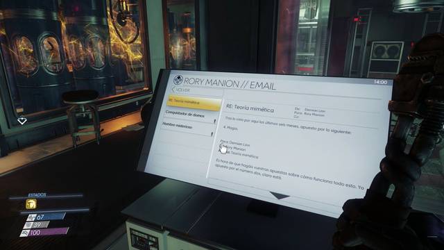 Prey - El camino hacia Arboreto - Correos electrónicos 71 73