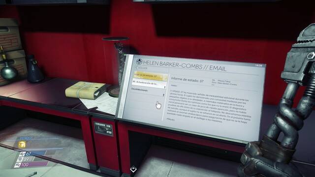 Prey - El camino hacia Arboreto - Correos electrónicos 74 76