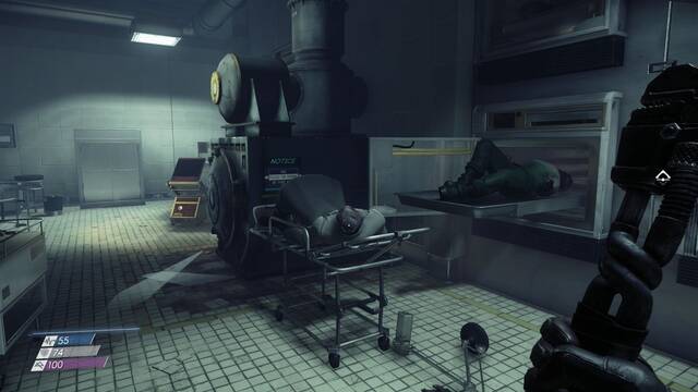 Prey - El camino hacia Arboreto - Cadáver de Sylvain Bellamy y Tarjeta de acceso al Camarote de Sylvain Bellamy